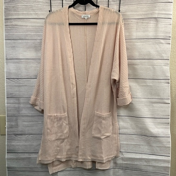 Petal Dew Cream waffle cardigan size S - Picture 1 of 4